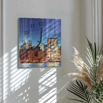 Square wall clock Horizon