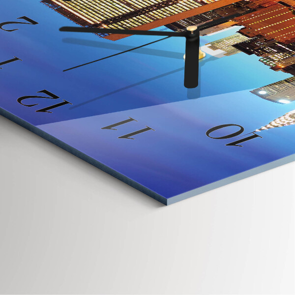 Square wall clock Horizon