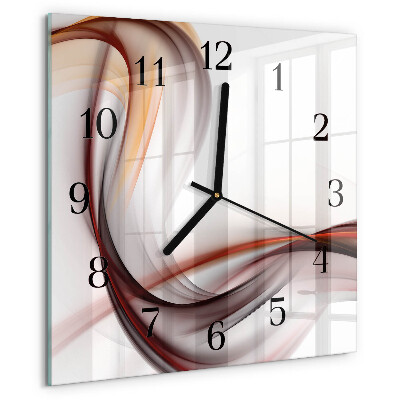 Square wall clock Abstraction