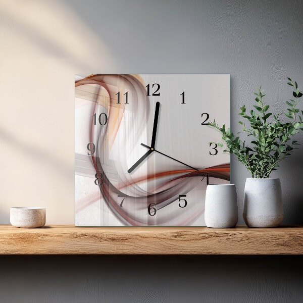 Square wall clock Abstraction