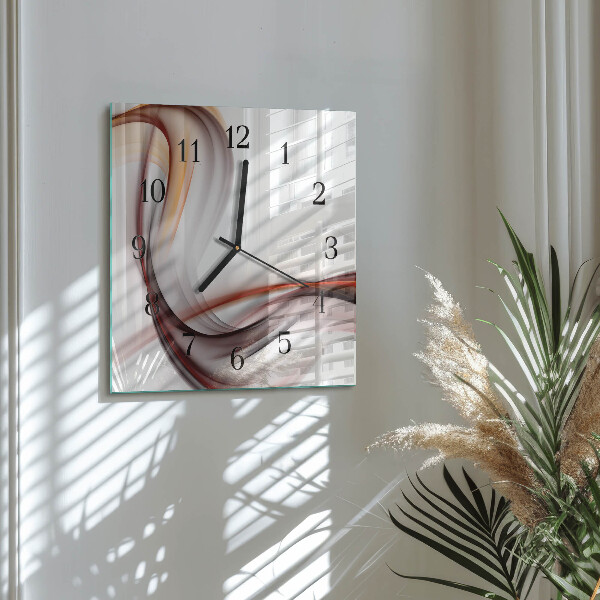 Square wall clock Abstraction