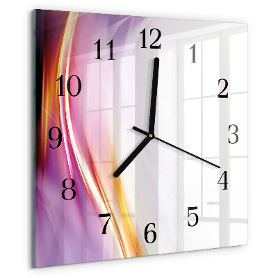 Square wall clock Abstraction