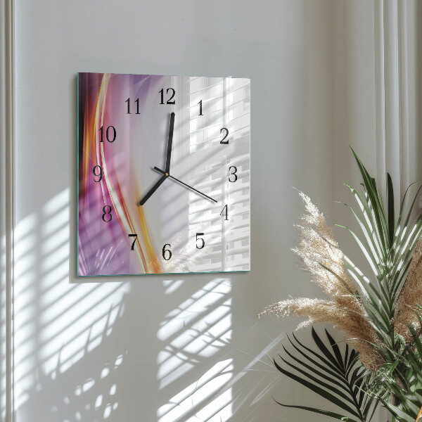 Square wall clock Abstraction