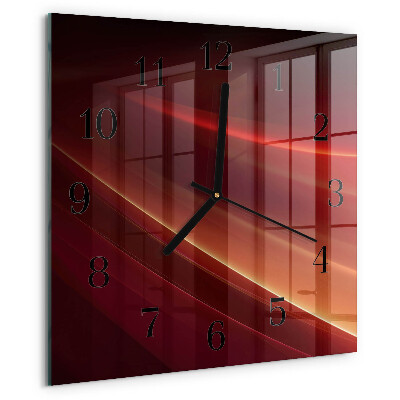 Square wall clock Abstraction