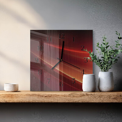 Square wall clock Abstraction