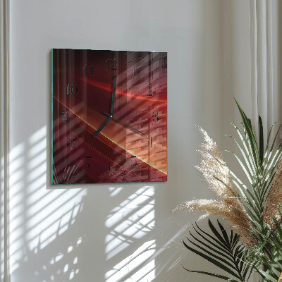 Square wall clock Abstraction