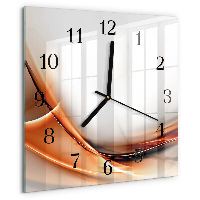 Square wall clock Abstraction