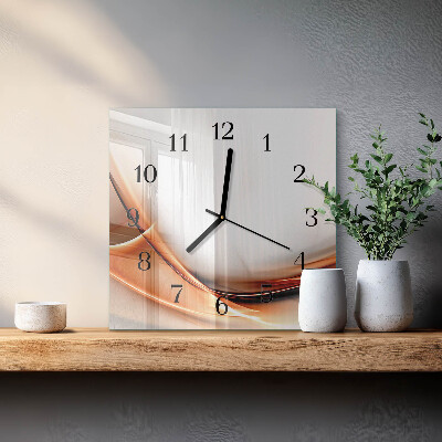 Square wall clock Abstraction