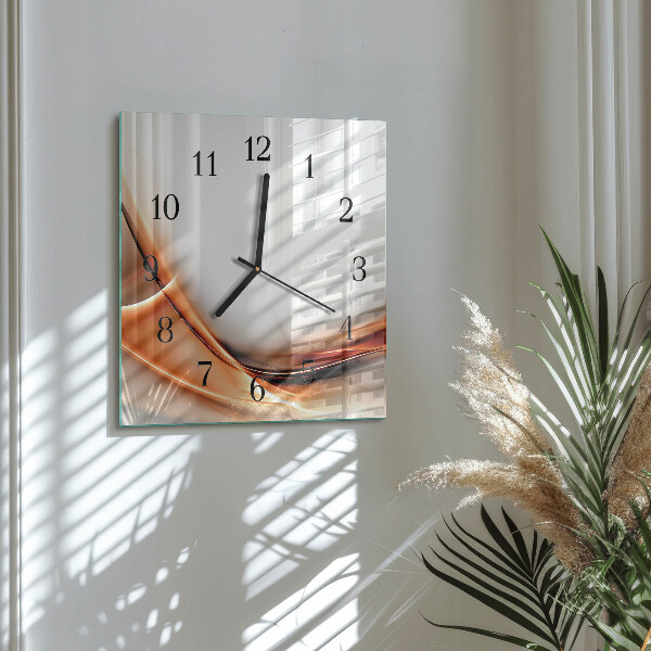 Square wall clock Abstraction