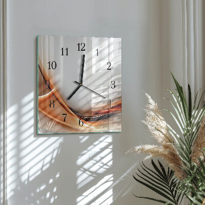 Square wall clock Abstraction