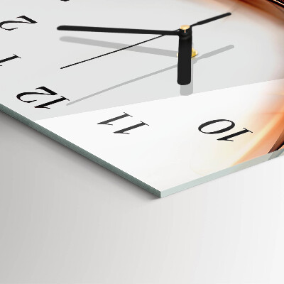 Square wall clock Abstraction
