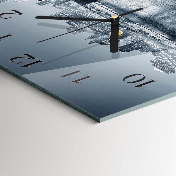 Square wall clock Night of the Horizon