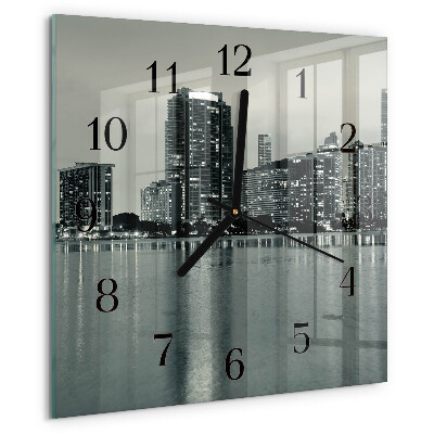 Square wall clock Horizon