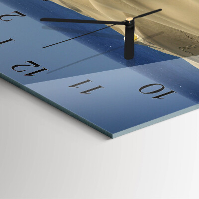 Square wall clock Sea Dunes