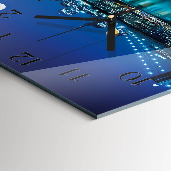 Square wall clock Night of the Horizon