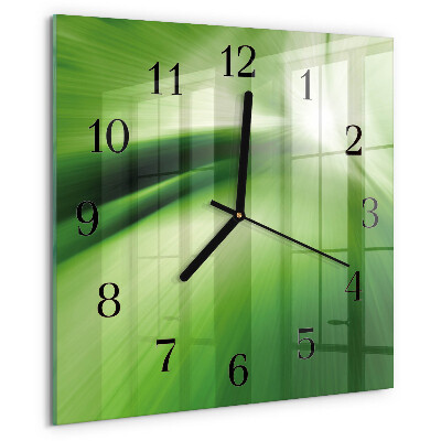 Square wall clock Abstraction