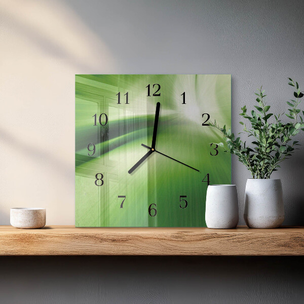 Square wall clock Abstraction