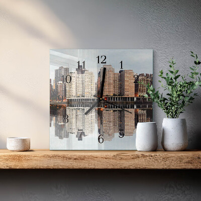 Square wall clock Horizon