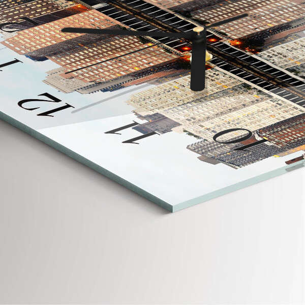 Square wall clock Horizon