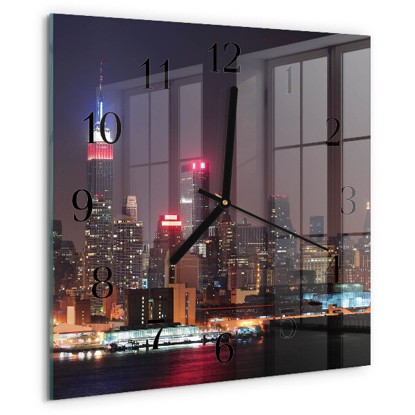 Square wall clock Horizon