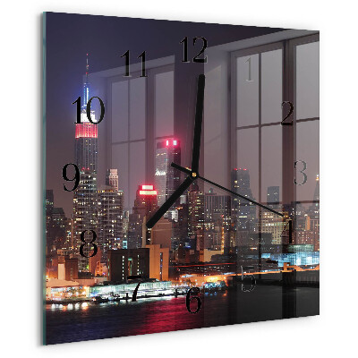 Square wall clock Horizon