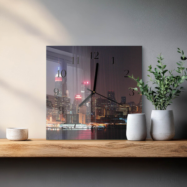 Square wall clock Horizon