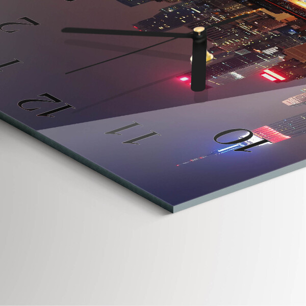 Square wall clock Horizon