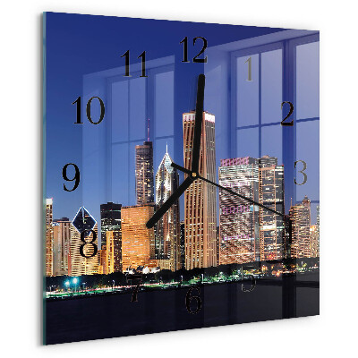 Square wall clock Horizon