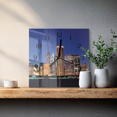 Square wall clock Horizon