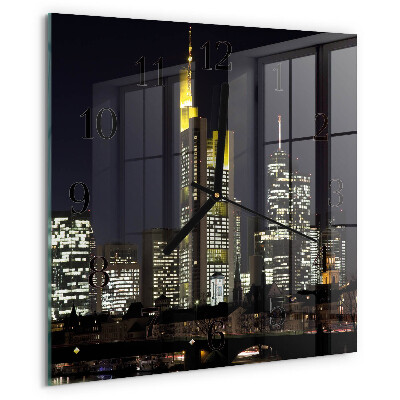 Square wall clock Horizon