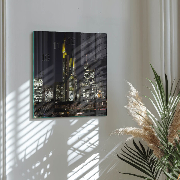 Square wall clock Horizon