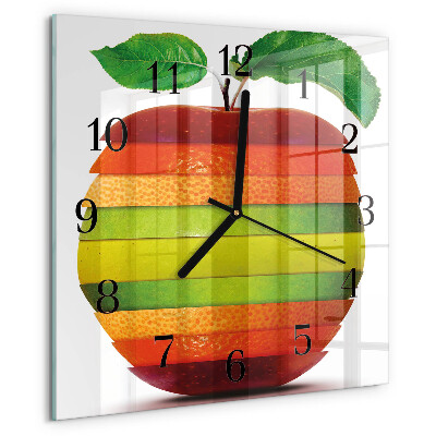 Square wall clock Apple