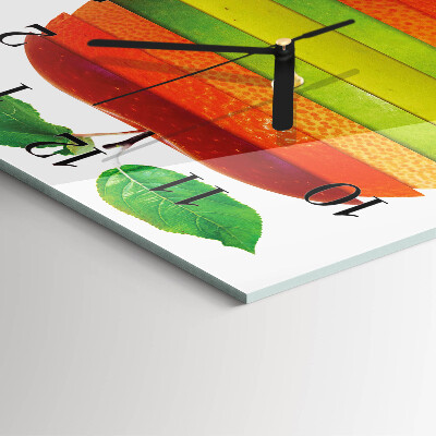 Square wall clock Apple