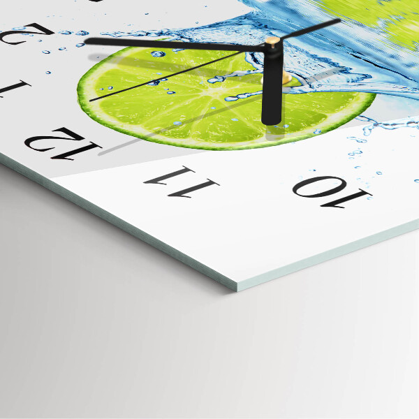 Square wall clock Limewater