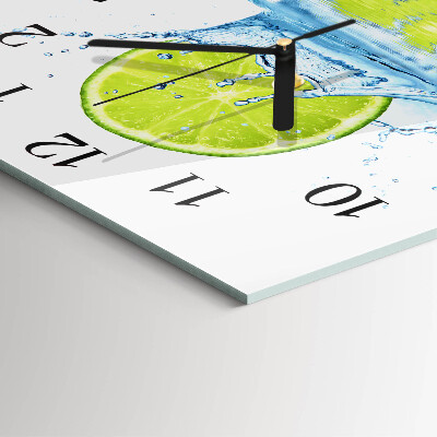 Square wall clock Limewater