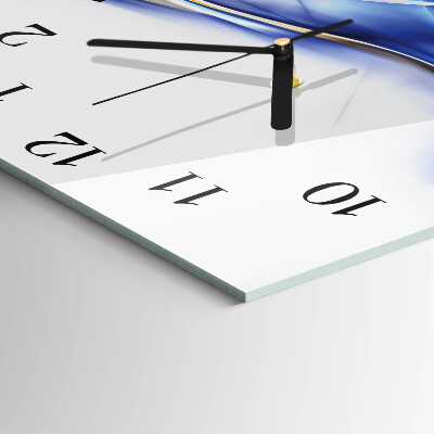 Square wall clock Abstract Lines