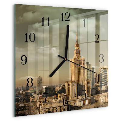 Square wall clock Warsaw