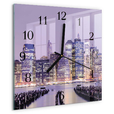 Square wall clock Horizon