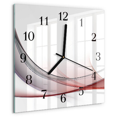 Square wall clock Abstraction