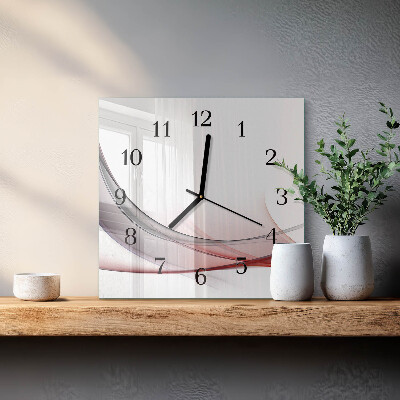 Square wall clock Abstraction