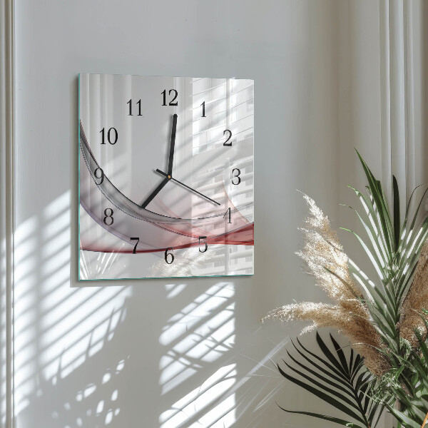 Square wall clock Abstraction