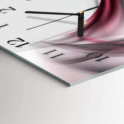 Square wall clock Abstract Lines