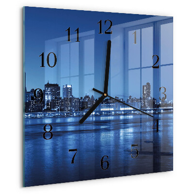 Square wall clock Horizon