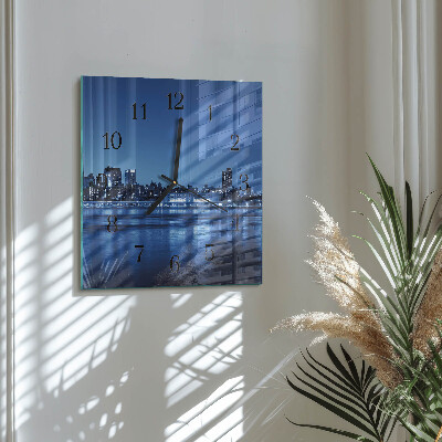 Square wall clock Horizon