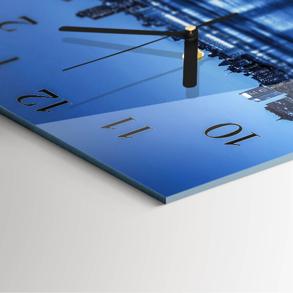 Square wall clock Horizon
