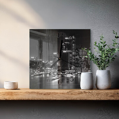 Square wall clock Horizon
