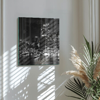 Square wall clock Horizon