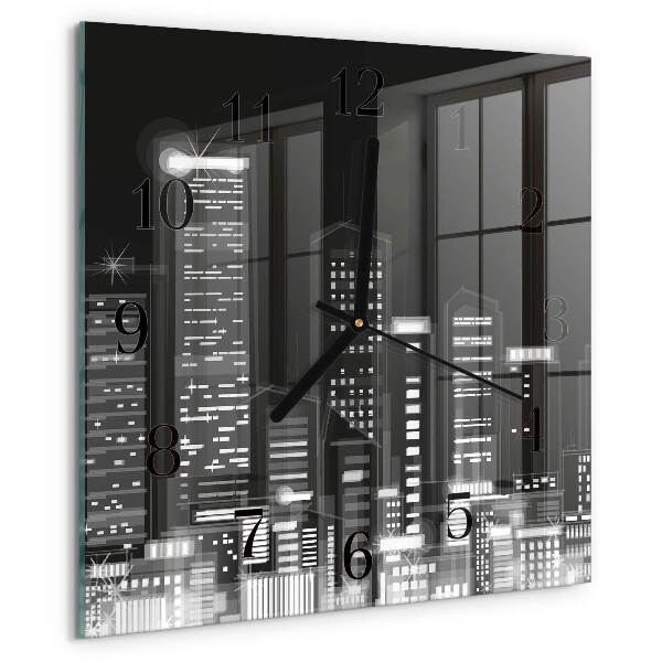 Square wall clock Horizon