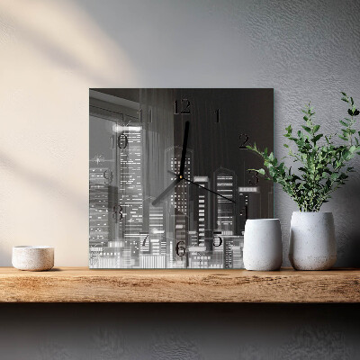 Square wall clock Horizon