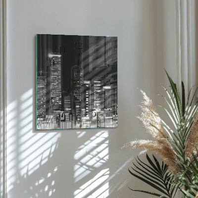 Square wall clock Horizon